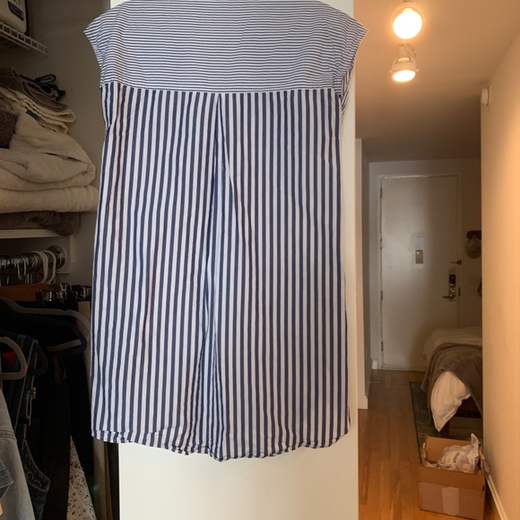 Madewell Striped Shirt Dress - Picture 4 of 5